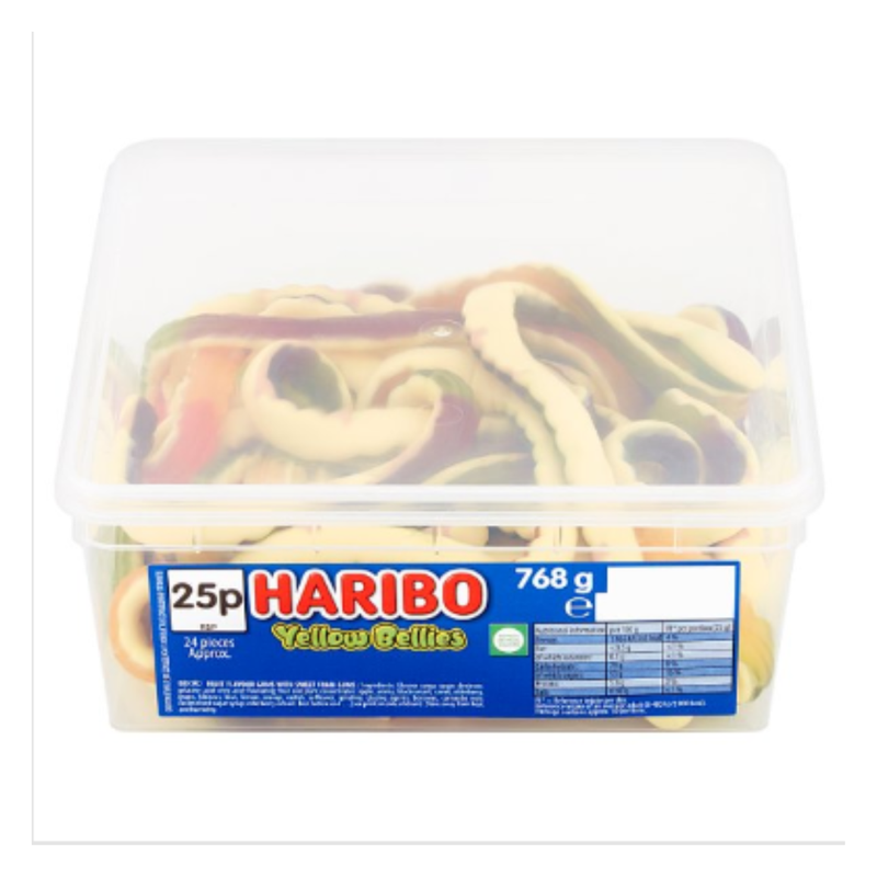 HARIBO Yellow Bellies 768g x Case of 6 - London Grocery