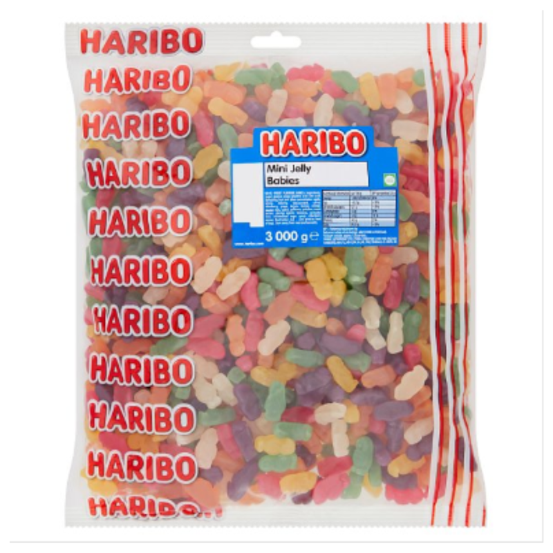 HARIBO Mini Jelly Babies 3kg x Case of 1 - London Grocery