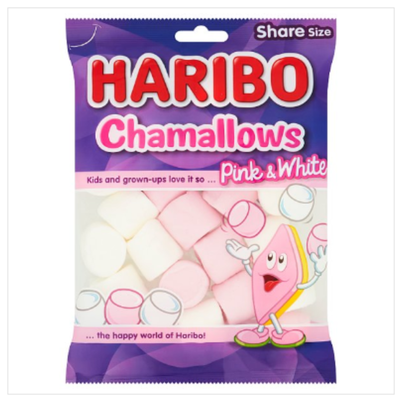 HARIBO Chamallows Pink & White 140g x Case of 12 - London Grocery