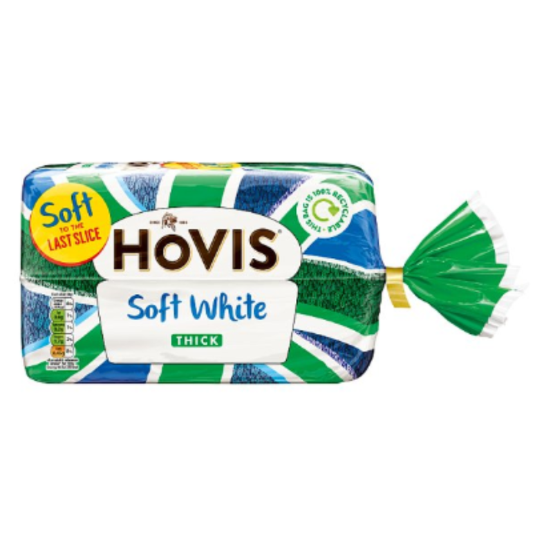 Hovis Soft White Thick 800g x Case of 1 - London Grocery