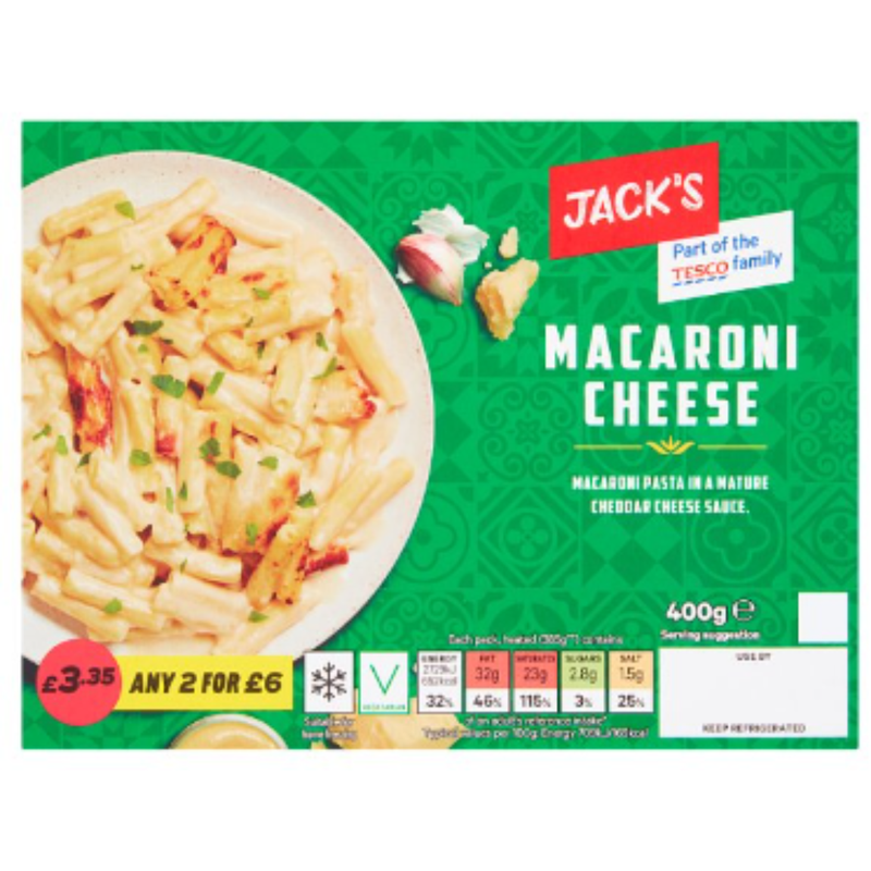 Jack's Macaroni Cheese 400g x 6 - London Grocery