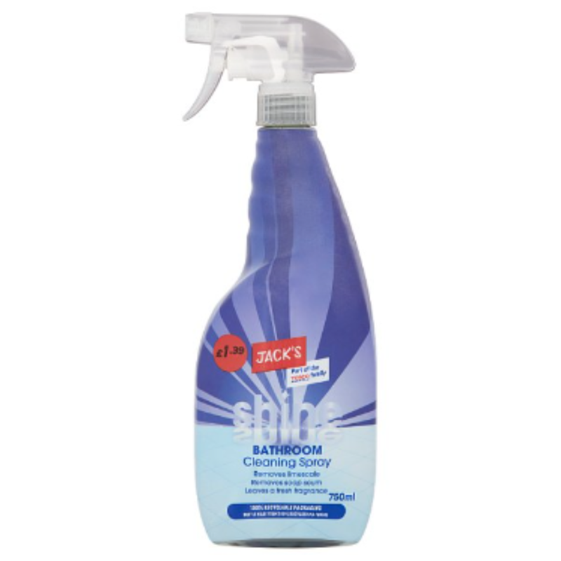 Jack's Shine Bathroom Cleaning Spray 750ml x Case of 6 - London Grocery