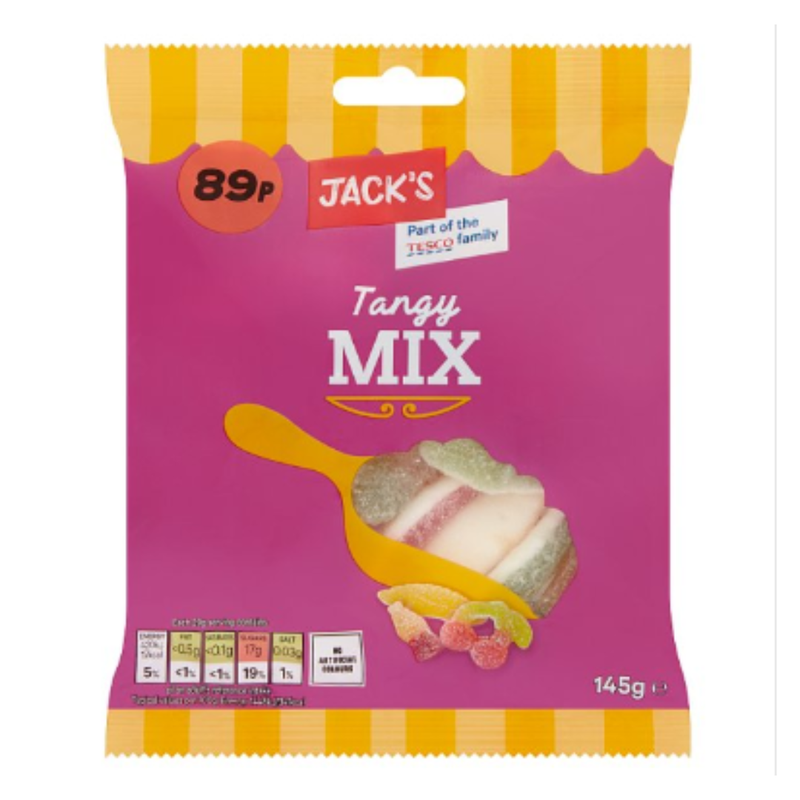 Jack's Tangy Mix 145g x Case of 10 - London Grocery