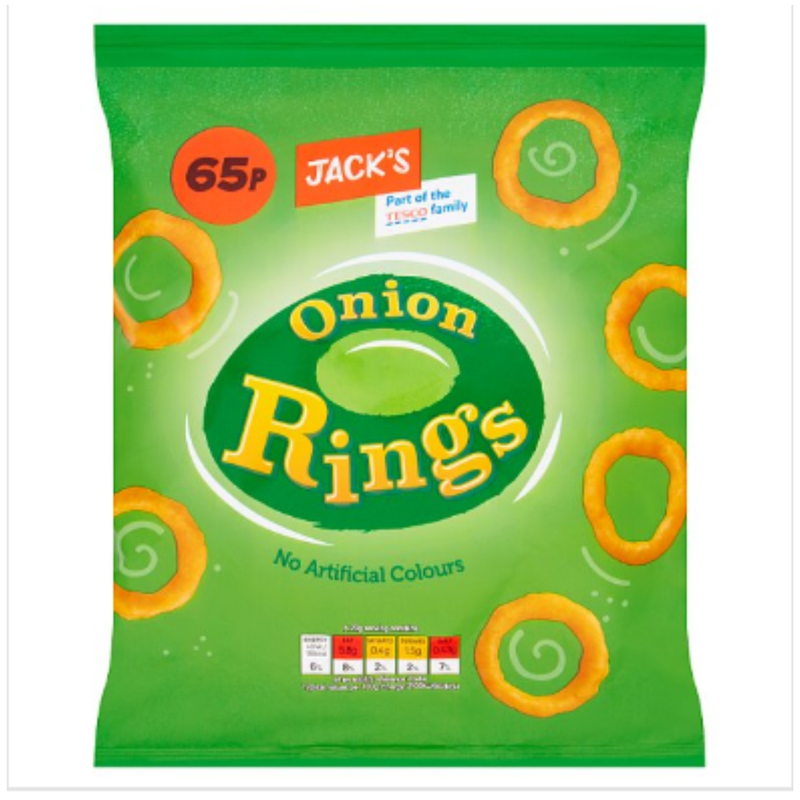 Jack's Onion Rings 70g x Case of 16 - London Grocery