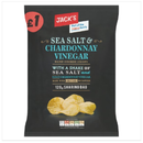 Jack's Sea Salt & Chardonnay Vinegar Hand Cooked Crisps 120g x Case of 16 - London Grocery