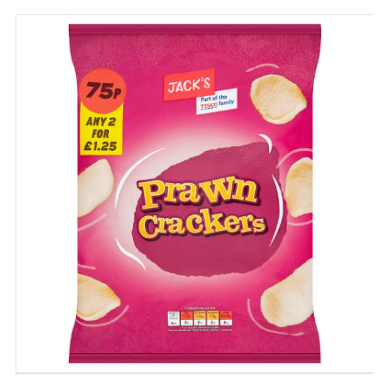 Jack's Prawn Crackers 40g x Case of 16 - London Grocery