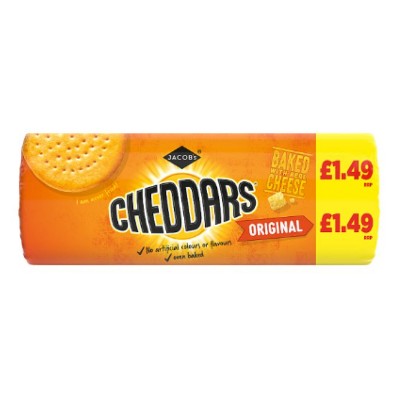 Jacobs Cheddars Original 150g x Case of 12 - London Grocery