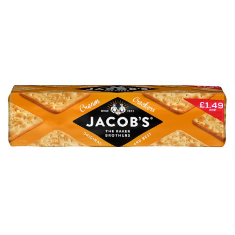 Jacob's Cream Crackers 300g x Case of 12 - London Grocery