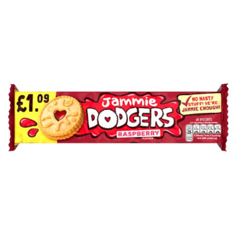 Jammie Dodgers Raspberry Flavour 140g x Case of 15 - London Grocery
