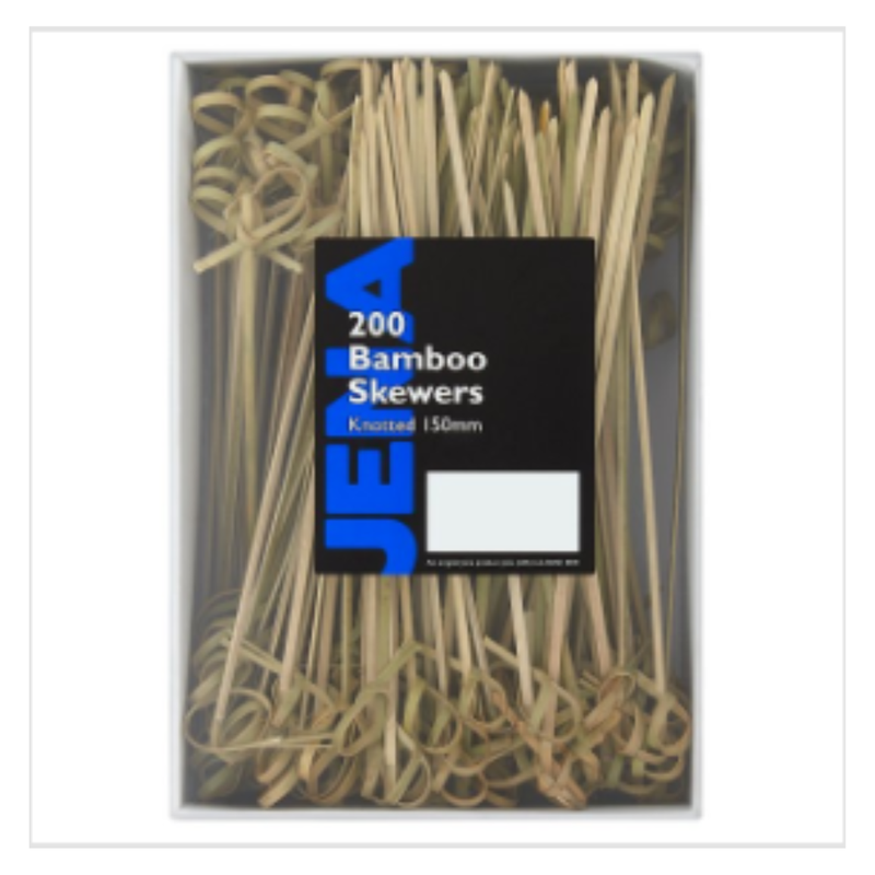 Jena 200 Bamboo Skewers x Case of 20 - London Grocery