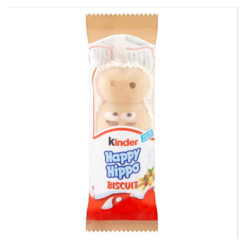 Kinder Happy Hippo Chocolate Biscuit Single Bar 20.7g x Case of 28 - London Grocery