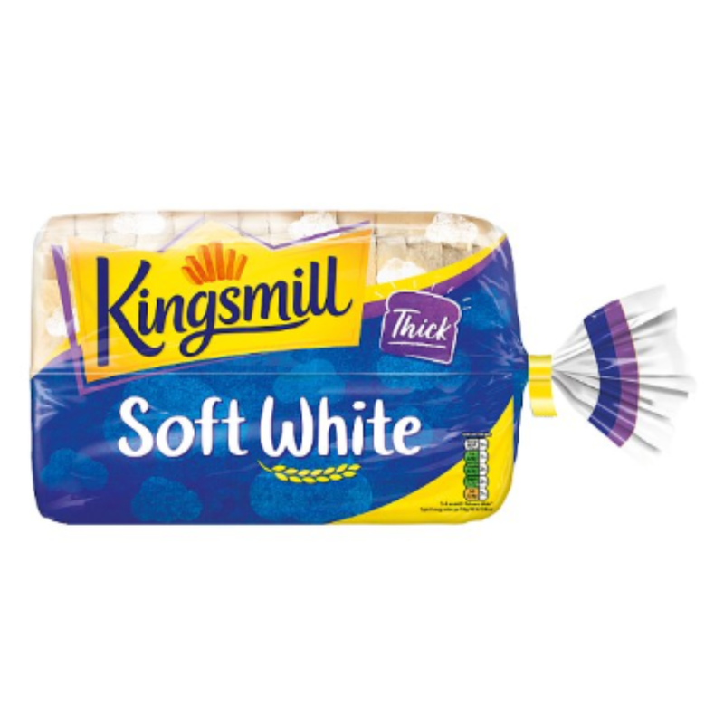 Kingsmill Soft White Bread Thick 800g x Case of 10 - London Grocery