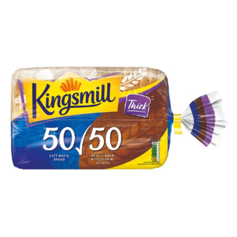 Kingsmill 50/50 Thick Bread 800g x Case of 1 - London Grocery