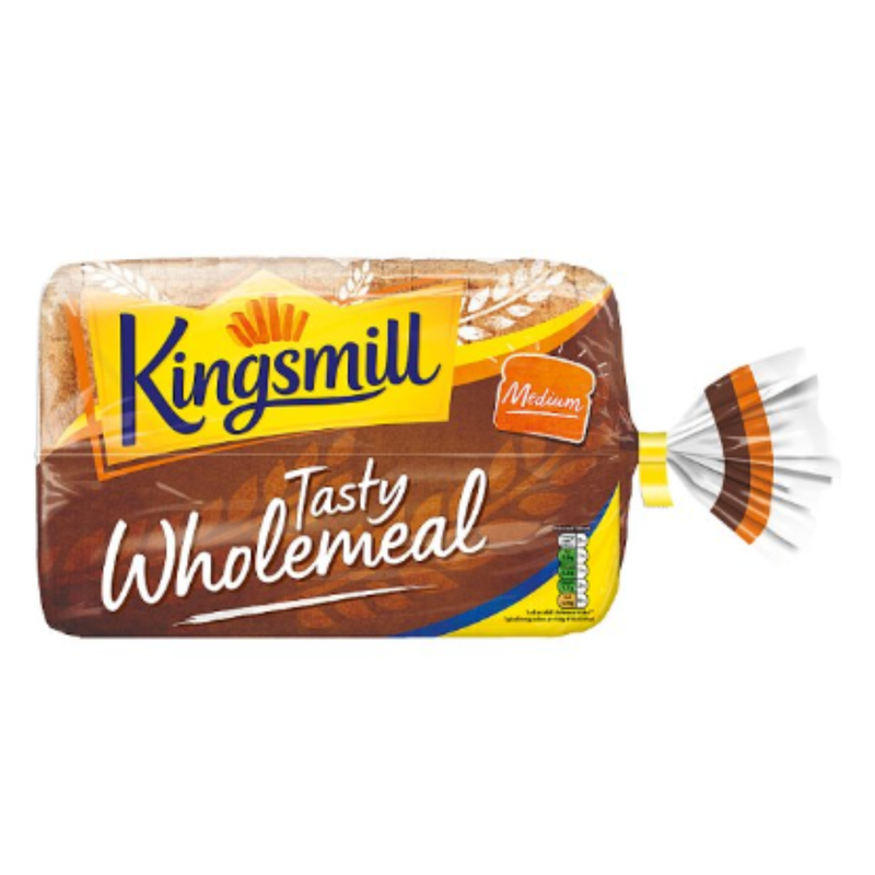 Kingsmill Medium Tasty Wholemeal Medium Bread 800g x Case of 10 - London Grocery
