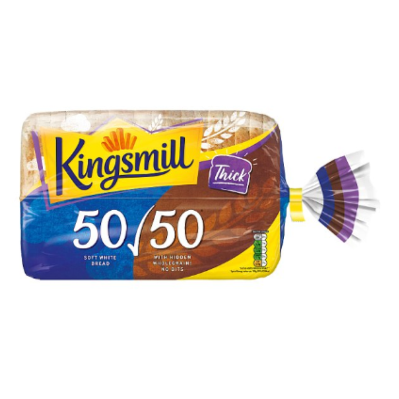 Kingsmill 50/50 Thick Bread 800g x Case of 1 - London Grocery