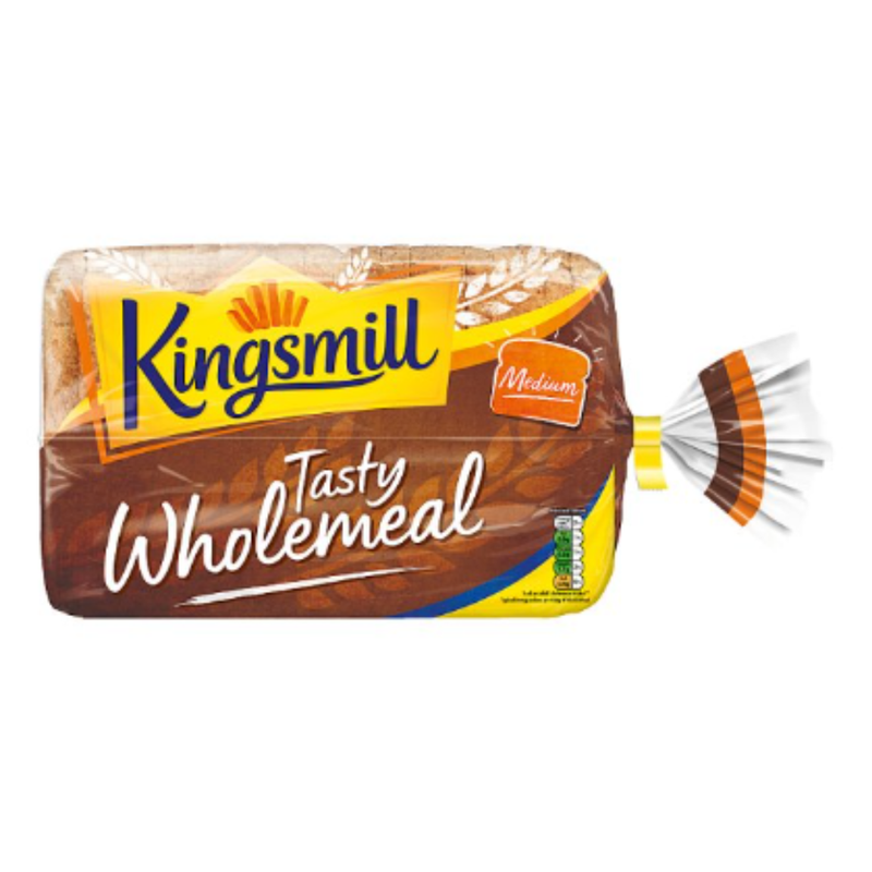 Kingsmill Medium Tasty Wholemeal Medium Bread 800g x Case of 1 - London Grocery