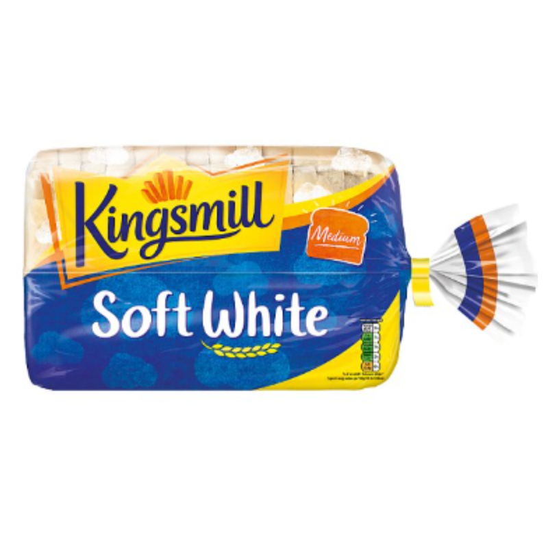 Kingsmill Soft White Bread Medium 800g x Case of 10 - London Grocery