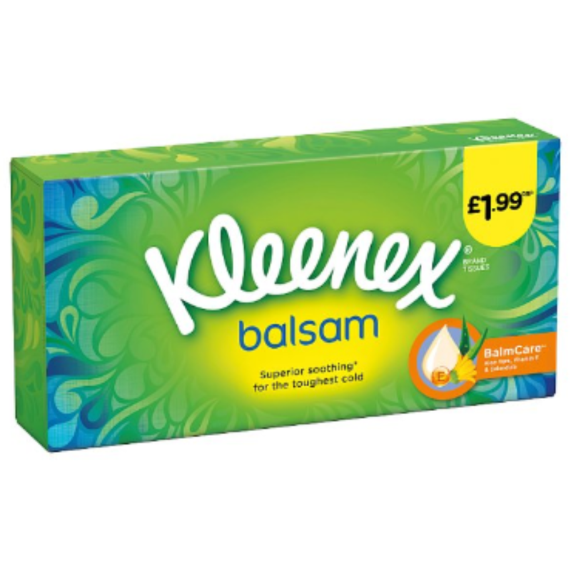 Kleenex® Balsam Tissues - 4 Boxes x Case of 4 - London Grocery