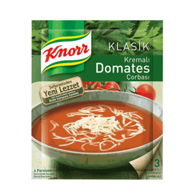 Knorr Tomato Soup (Kremali Domates Corbasi) 62Gr-London Grocery