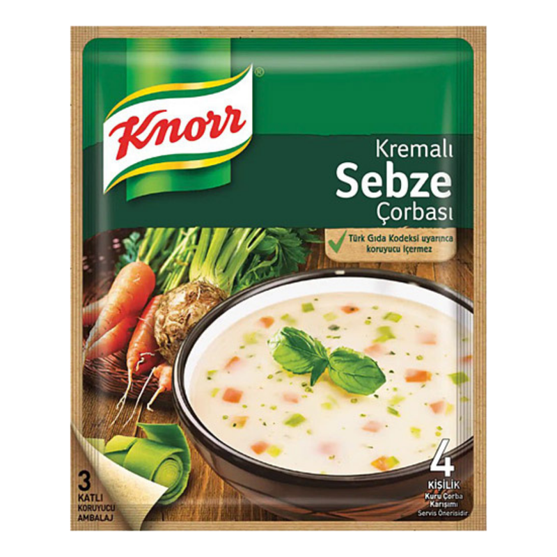 Knorr Vegetable Soup (Sebze Corbasi) 65Gr-London Grocery
