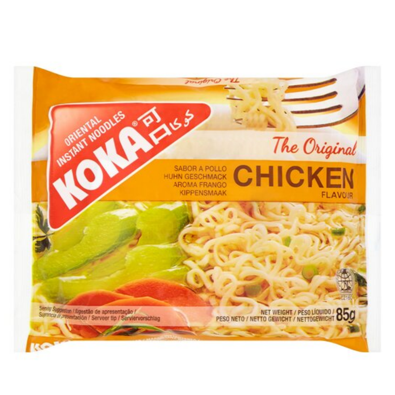Koka Instant Noodles Chicken Flavour 85G-London Grocery