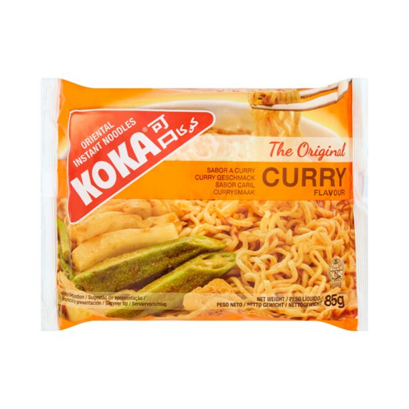 Koka Instant Noodles Curry Flavour 85G-London Grocery