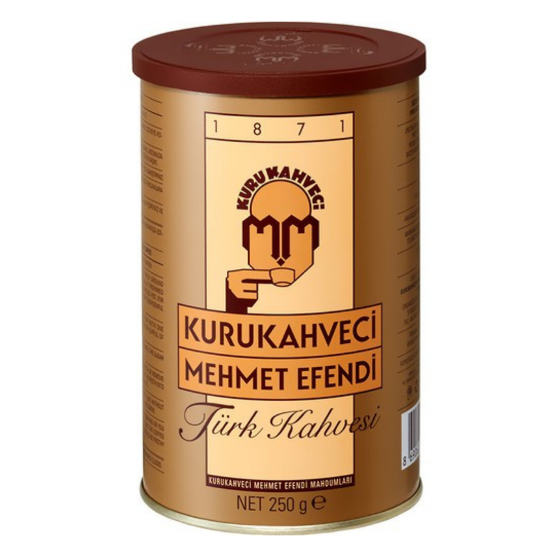 Kuru Kahveci Mehmet Efendi Turkish Coffee Tin 250Gr-London Grocery