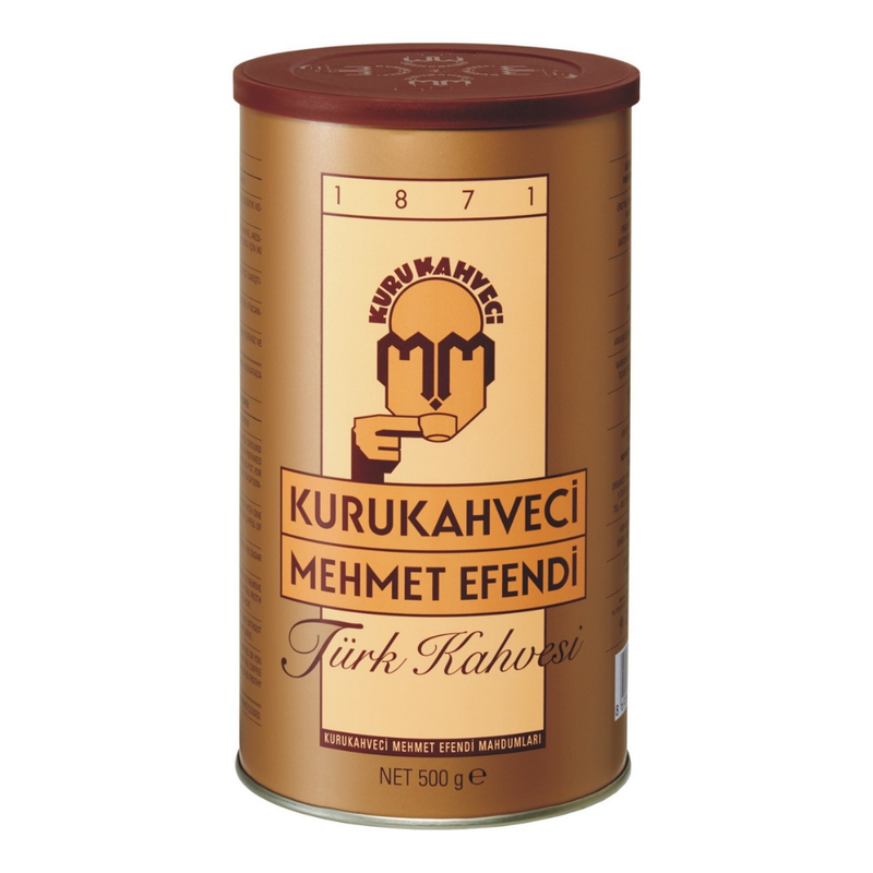 Kuru Kahveci Mehmet Efendi Turkish Coffee Tin 500Gr-London Grocery