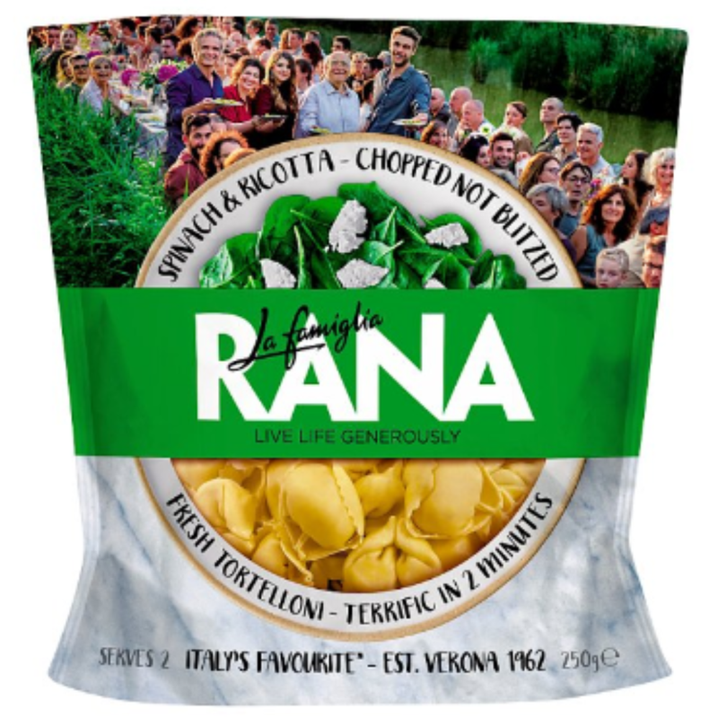 La Famiglia Rana Spinach & Ricotta Fresh Tortelloni 250g x 1 - London Grocery
