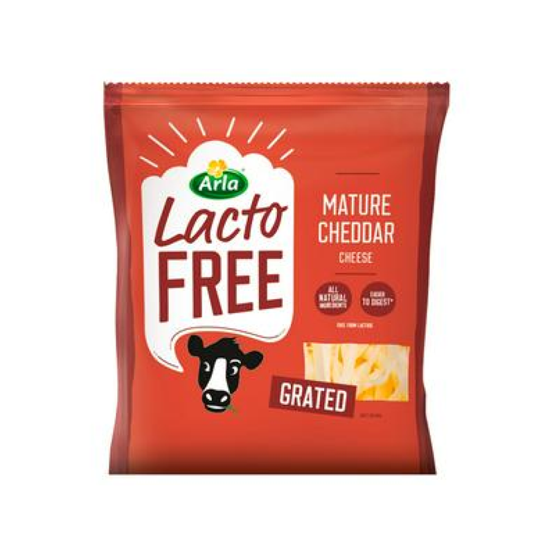 Lactofree Grated Cheddar 200gr-London Grocery