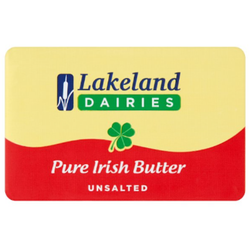 Lakeland Dairies Pure Irish Butter Unsalted 250g x 40 - London Grocery