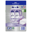 Lenor Professional Fabric Conditioner Lavender Breeze 4L 200 Washes x 2 - London Grocery