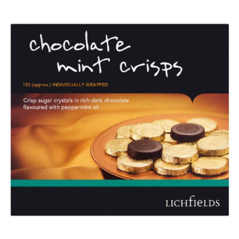 Lichfields Chocolate Mint Crisps 1kg x Case of 8 - London Grocery