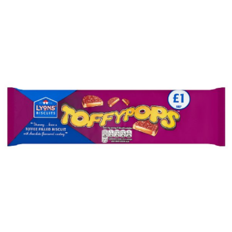 Lyons Biscuits Toffypops 120g x Case of 12 - London Grocery
