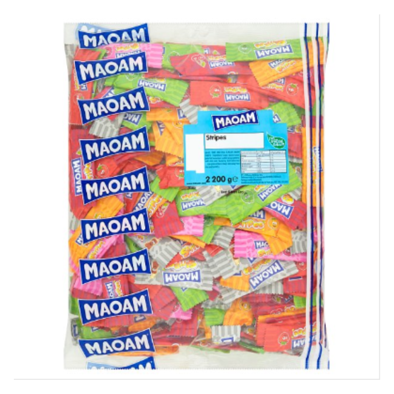 MAOAM Stripes Bag 2200g x Case of 1 - London Grocery
