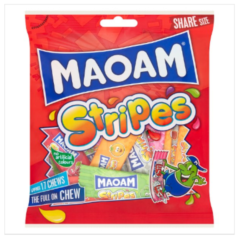 MAOAM Stripes 140g x Case of 12 - London Grocery