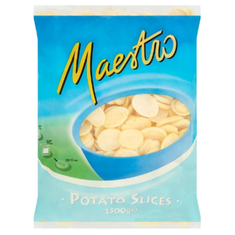 Maestro Potato Slices 2500g x 4 Packs | London Grocery