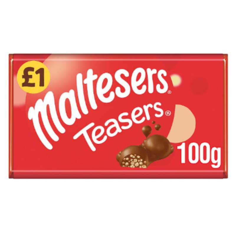 Maltesers Teasers Chocolate Bar 100g x Case of 23 - London Grocery