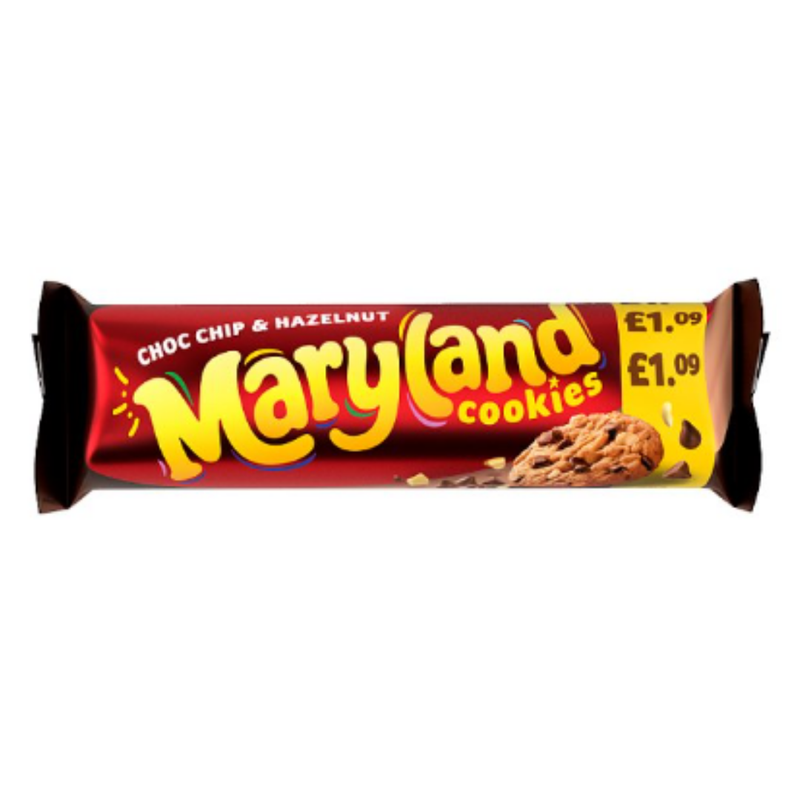 Maryland Choc & Hazelnut Cookies 200g x Case of 12 - London Grocery