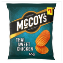 McCoy's Thai Sweet Chicken Flavour Potato Crisps 65g x Case of 20 - London Grocery