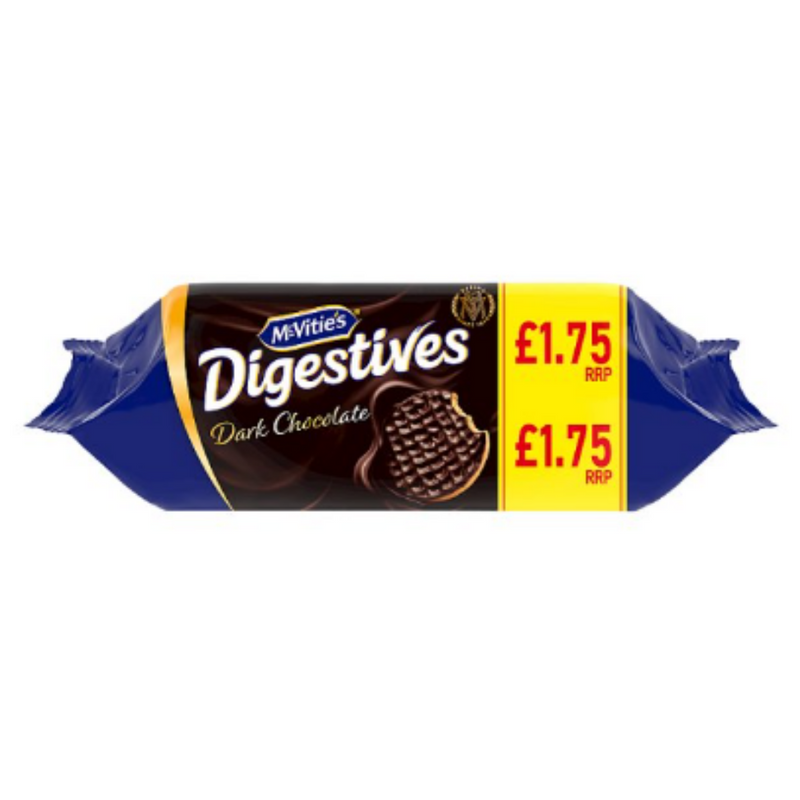 McVitie's Digestives Dark Chocolate 266g x Case of 15 - London Grocery