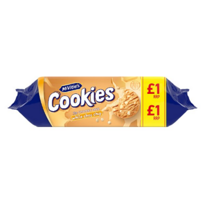 McVitie's Cookies White Chocolate Chip 150g x Case of 12 - London Grocery