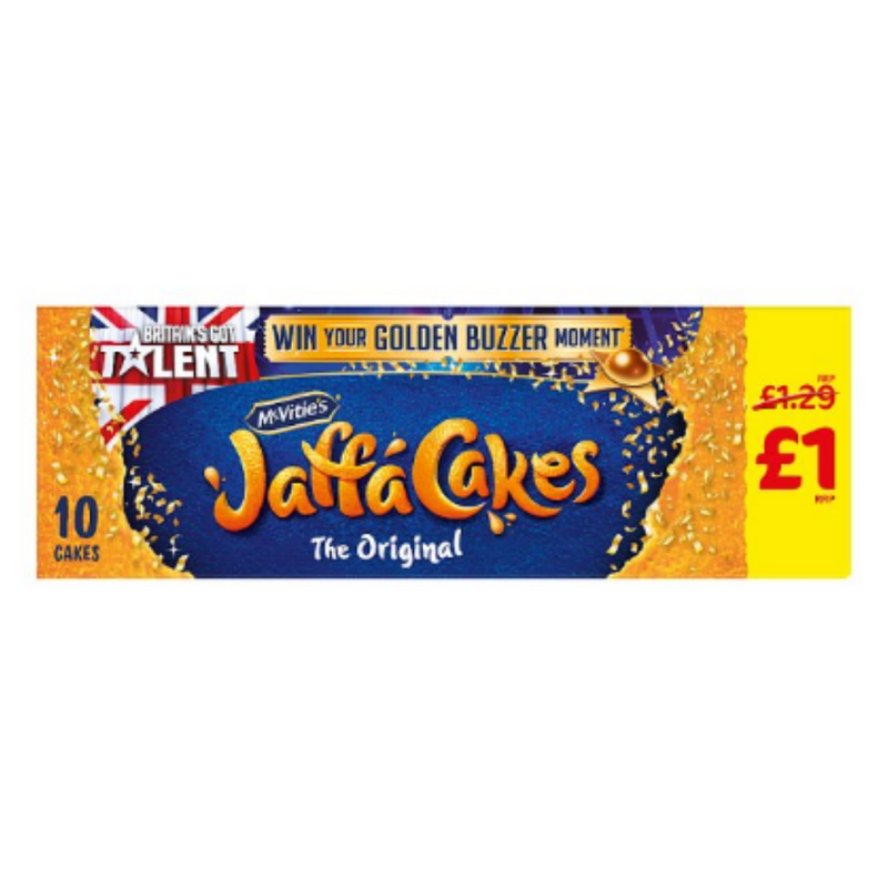 McVitie's Jaffa Cakes Original Biscuits 10 Pack x Case of 12 - London Grocery