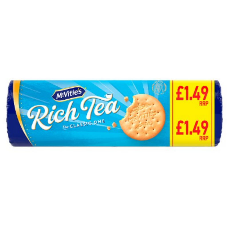 McVitie's Rich Tea Classic Biscuits 300g x Case of 12 - London Grocery