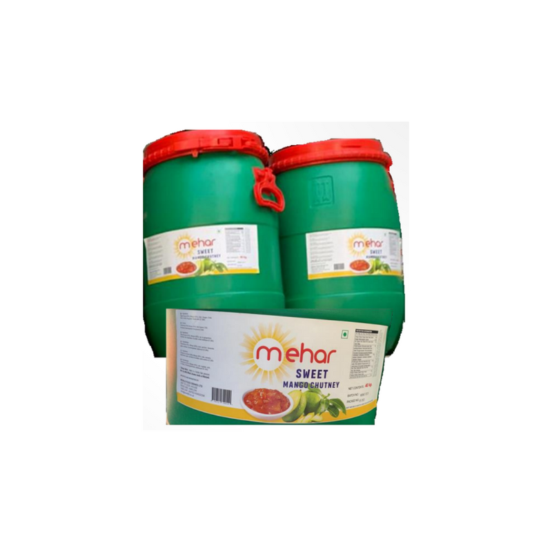 Mehar Mango Chutney 40kg-London Grocery