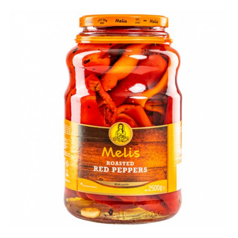Melis Roasted Red Peppers (Kozlenmis Biber) 2650Gr-London Grocery