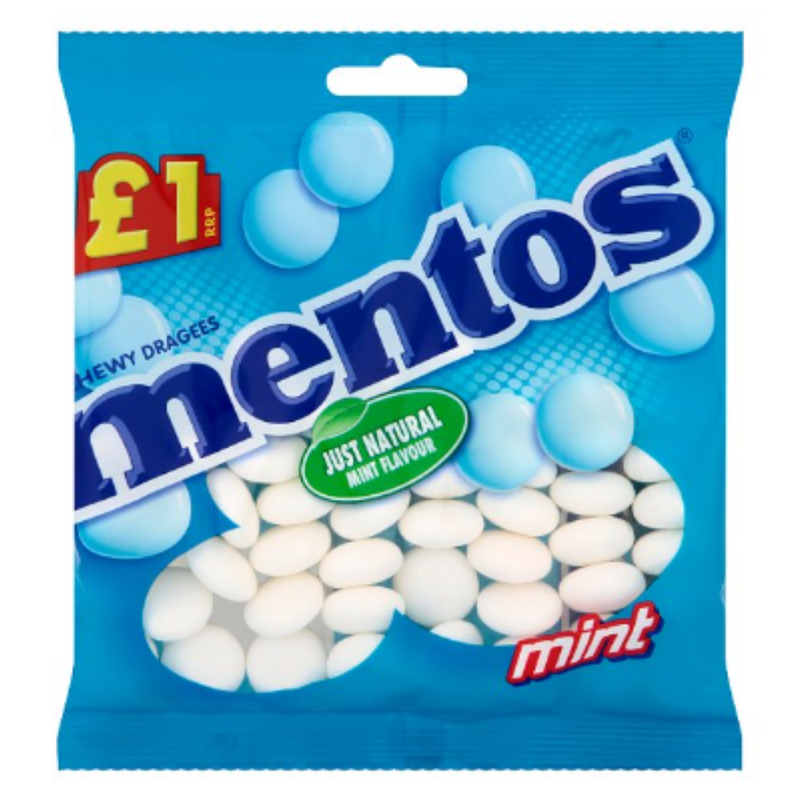 Mentos Mint Bag 135g x Case of 12 - London Grocery