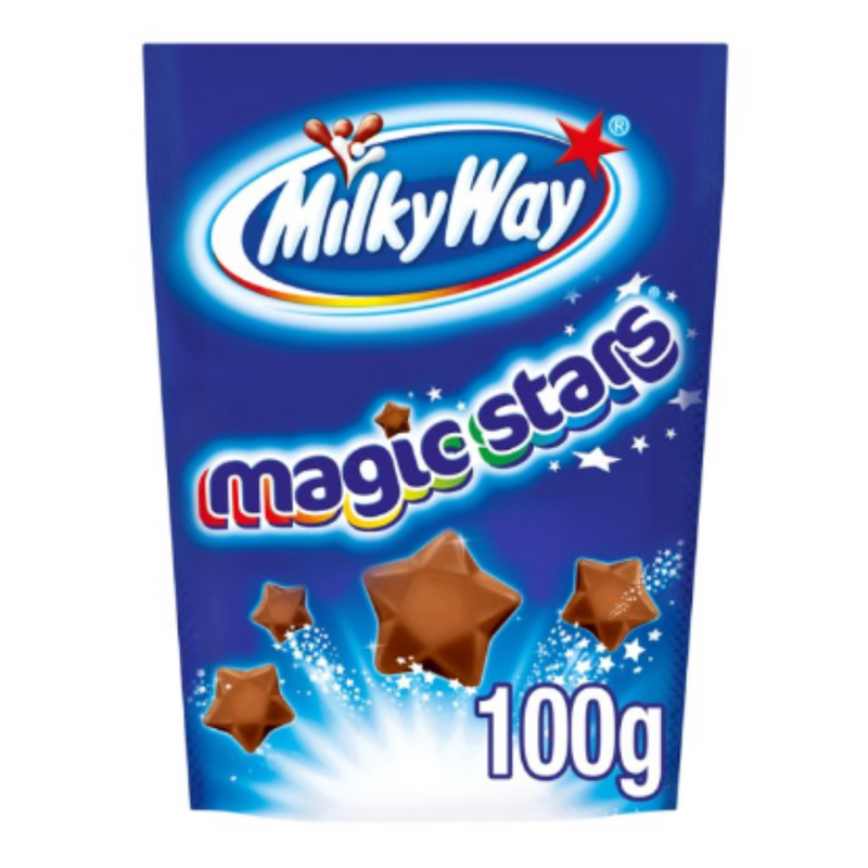 Milky Way Magic Stars Chocolate Pouch Bag 100g x Case of 13 - London Grocery