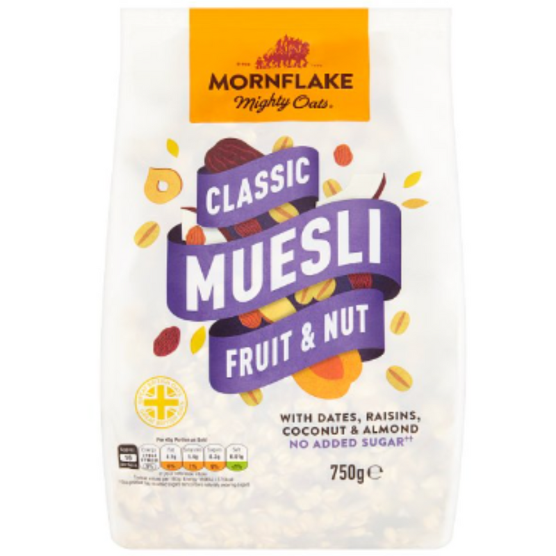 Mornflake Mighty Oats Classic Muesli Fruit & Nut 750g x 1 - London Grocery