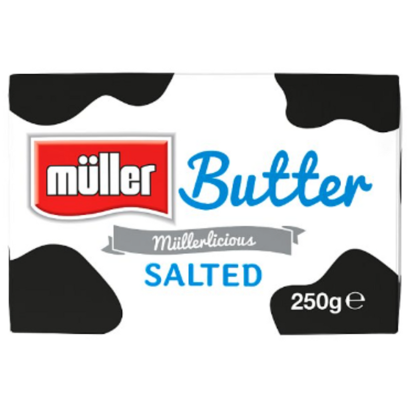 Müller Wiseman Dairies Salted Butter 250g x 20 - London Grocery